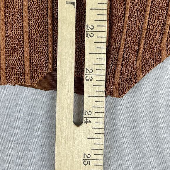 Selfie Leslie Plunging Neckline (Altered) Bodysuit Top Women’s LG Brown Festival - Picture 10 of 16